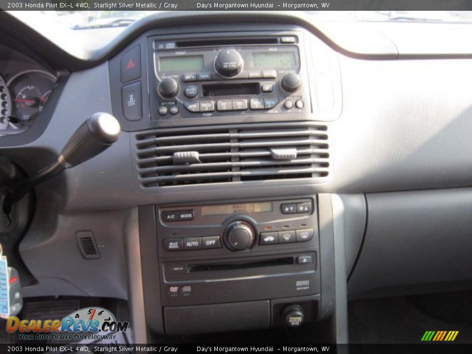 2003 Honda Pilot EX-L 4WD Starlight Silver Metallic / Gray Photo #19