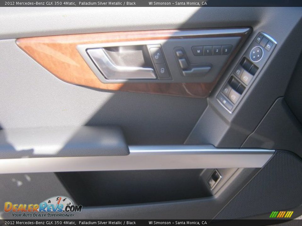 2012 Mercedes-Benz GLK 350 4Matic Palladium Silver Metallic / Black Photo #6