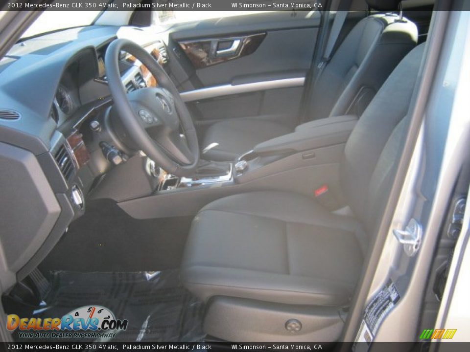 2012 Mercedes-Benz GLK 350 4Matic Palladium Silver Metallic / Black Photo #7