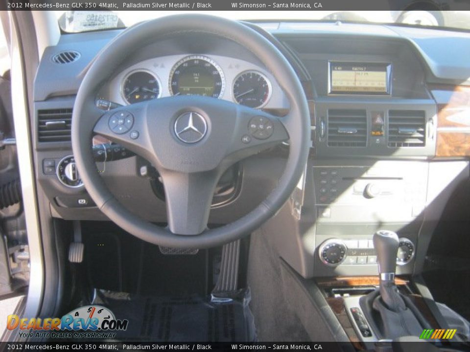 2012 Mercedes-Benz GLK 350 4Matic Palladium Silver Metallic / Black Photo #9