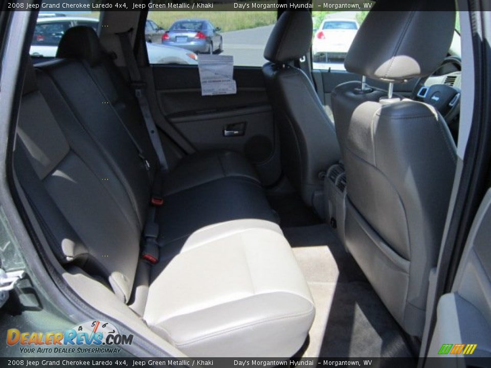 2008 Jeep Grand Cherokee Laredo 4x4 Jeep Green Metallic / Khaki Photo #16