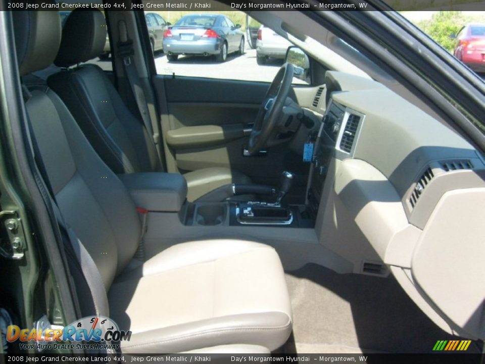 2008 Jeep Grand Cherokee Laredo 4x4 Jeep Green Metallic / Khaki Photo #17