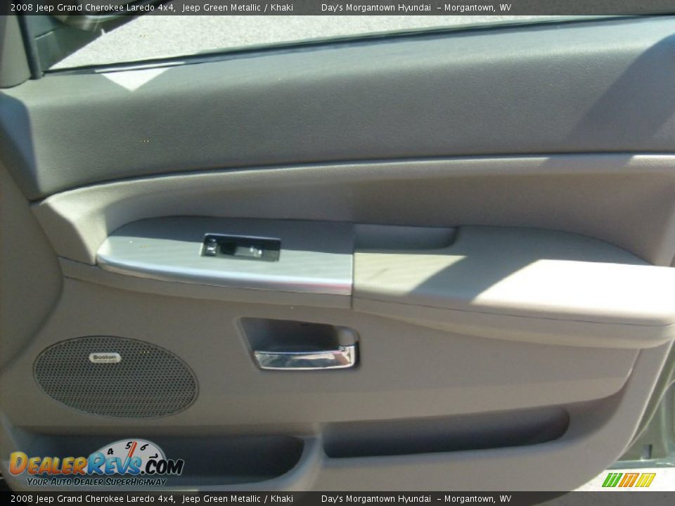 2008 Jeep Grand Cherokee Laredo 4x4 Jeep Green Metallic / Khaki Photo #18