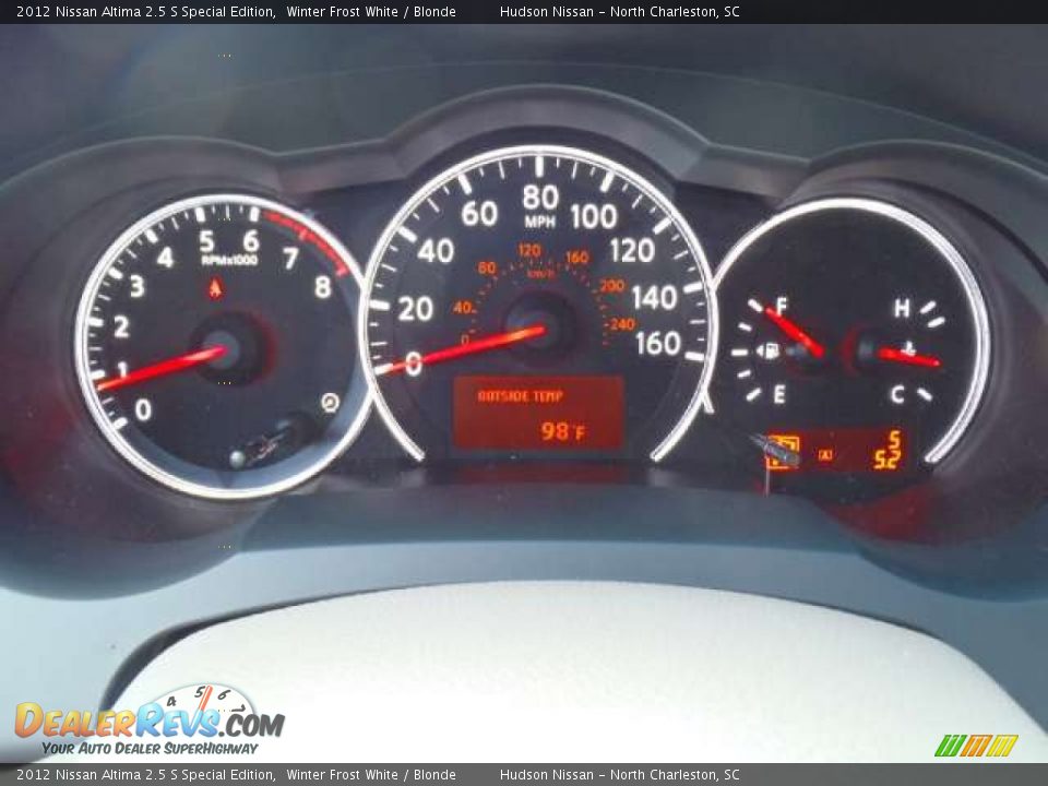 2012 Nissan Altima 2.5 S Special Edition Gauges Photo #7