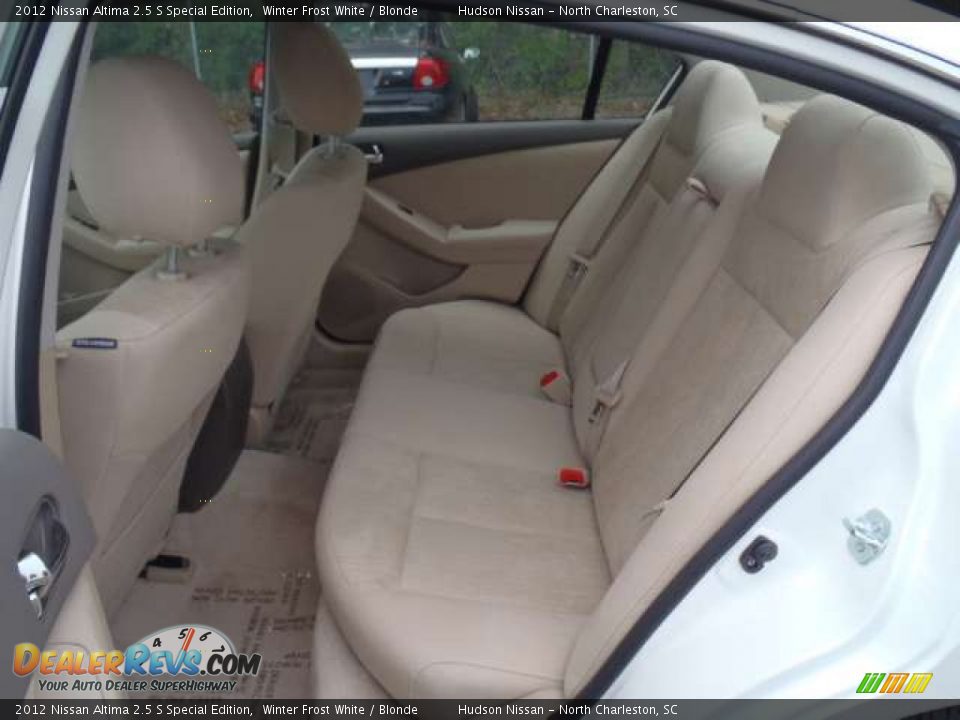 Blonde Interior - 2012 Nissan Altima 2.5 S Special Edition Photo #11