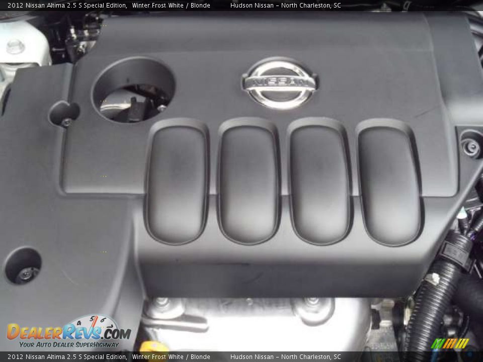 2012 Nissan Altima 2.5 S Special Edition Winter Frost White / Blonde Photo #14