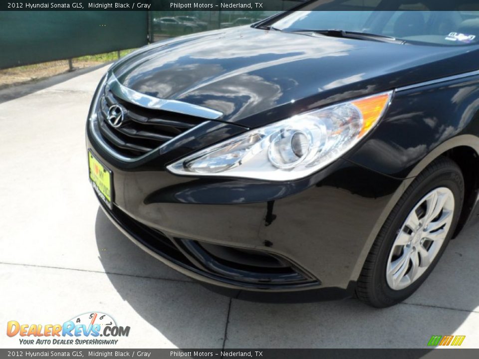 2012 Hyundai Sonata GLS Midnight Black / Gray Photo #10