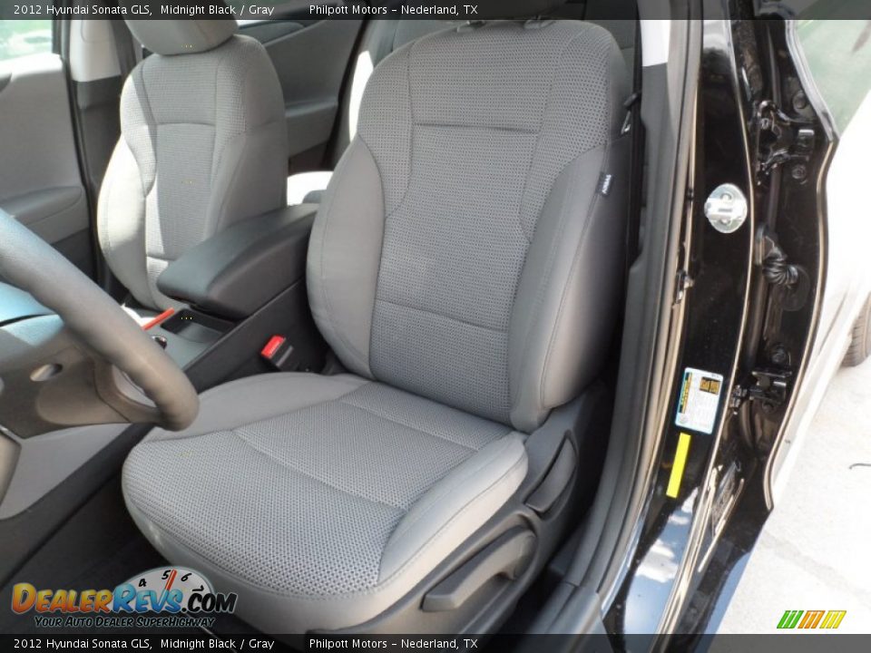 Gray Interior - 2012 Hyundai Sonata GLS Photo #23