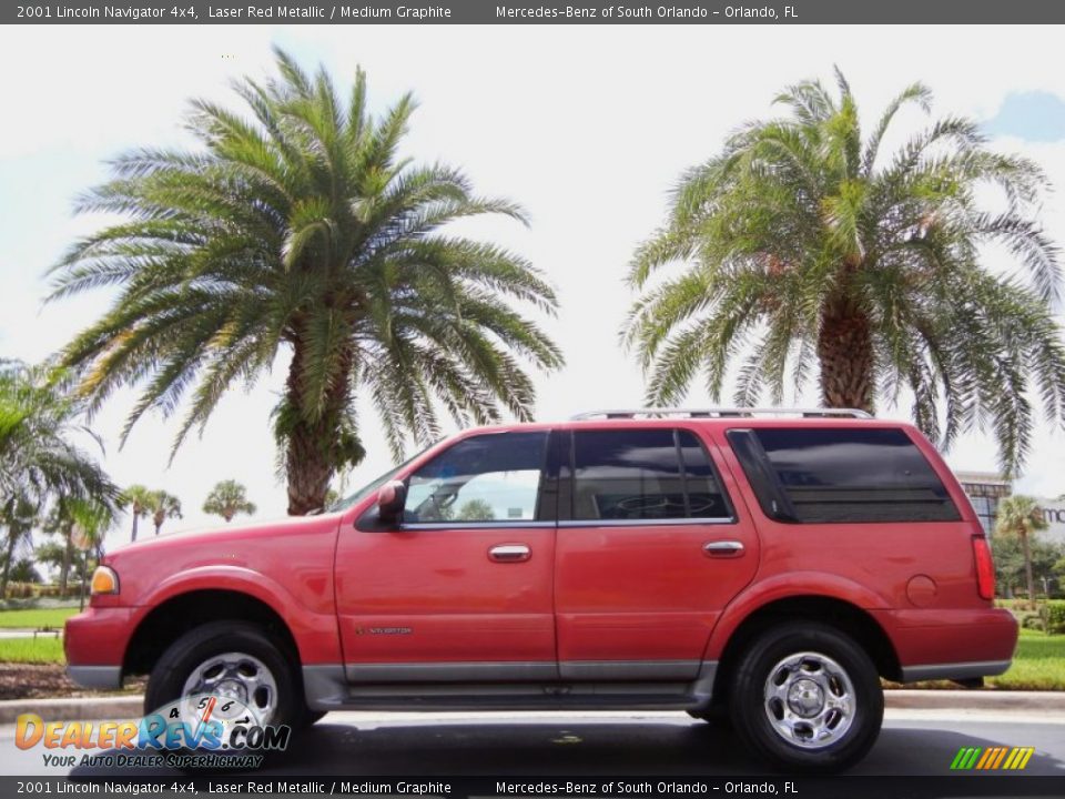 Laser Red Metallic 2001 Lincoln Navigator 4x4 Photo #1
