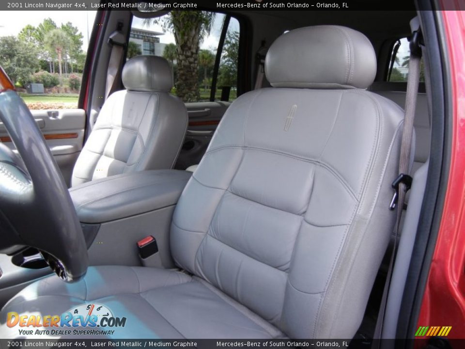 Medium Graphite Interior - 2001 Lincoln Navigator 4x4 Photo #12