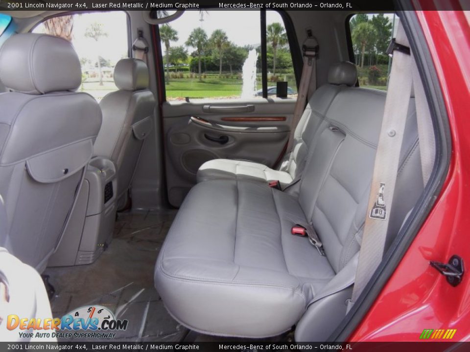 Medium Graphite Interior - 2001 Lincoln Navigator 4x4 Photo #15