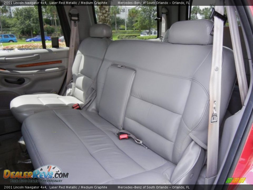 Medium Graphite Interior - 2001 Lincoln Navigator 4x4 Photo #16