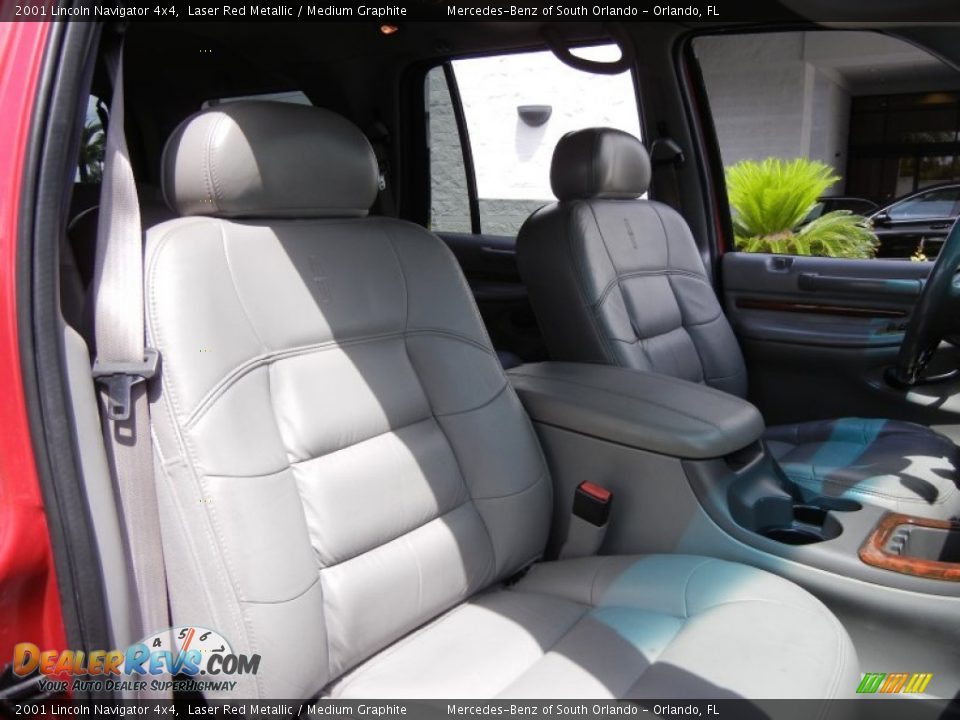 Medium Graphite Interior - 2001 Lincoln Navigator 4x4 Photo #19