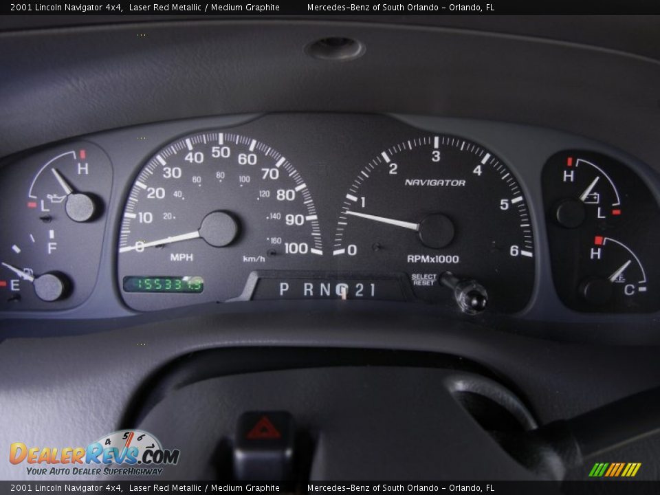2001 Lincoln Navigator 4x4 Gauges Photo #25