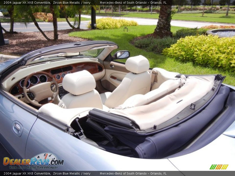 Ivory Interior - 2004 Jaguar XK XK8 Convertible Photo #10