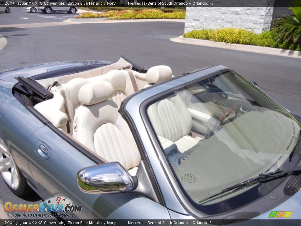 Ivory Interior - 2004 Jaguar XK XK8 Convertible Photo #12