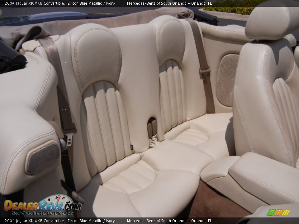 Ivory Interior - 2004 Jaguar XK XK8 Convertible Photo #22