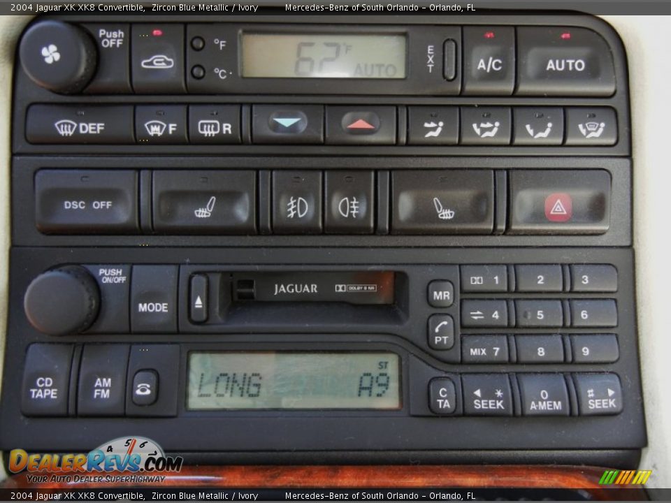 Controls of 2004 Jaguar XK XK8 Convertible Photo #28