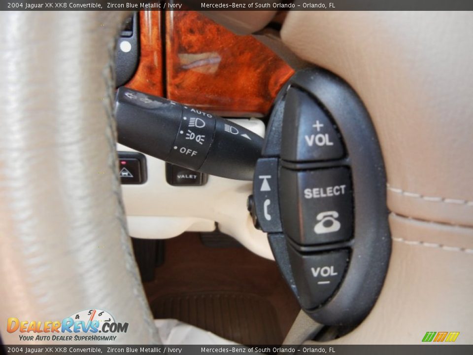 Controls of 2004 Jaguar XK XK8 Convertible Photo #31