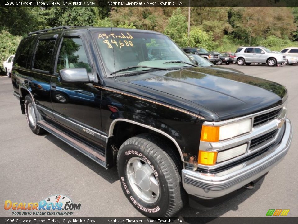 1996 Chevrolet Tahoe LT 4x4 Onyx Black / Gray Photo #1