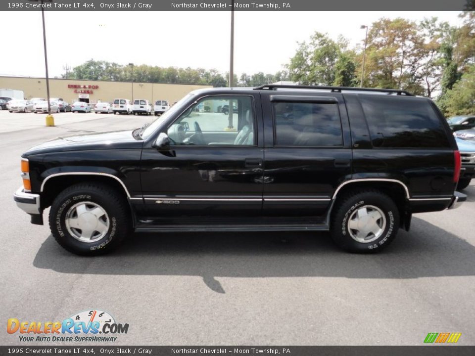 1996 Chevrolet Tahoe LT 4x4 Onyx Black / Gray Photo #4