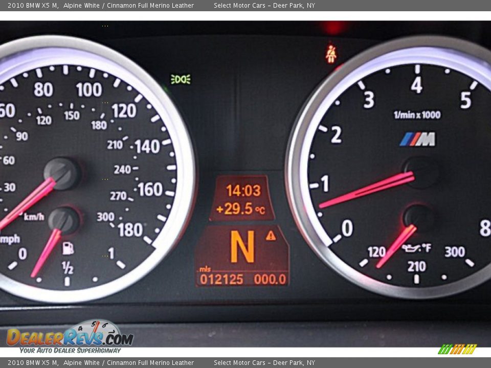 2010 BMW X5 M Alpine White / Cinnamon Full Merino Leather Photo #16