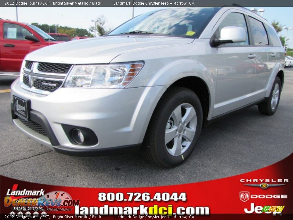 2012 Dodge Journey SXT Bright Silver Metallic / Black Photo #1