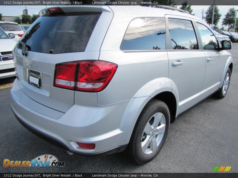 2012 Dodge Journey SXT Bright Silver Metallic / Black Photo #3