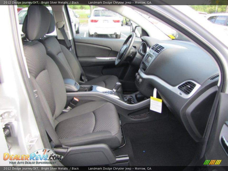 Black Interior - 2012 Dodge Journey SXT Photo #9