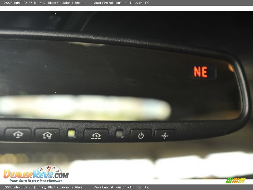 2008 Infiniti EX 35 Journey Black Obsidian / Wheat Photo #21