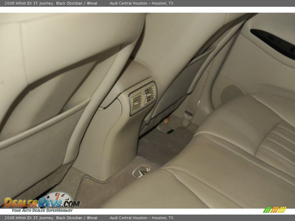 2008 Infiniti EX 35 Journey Black Obsidian / Wheat Photo #30