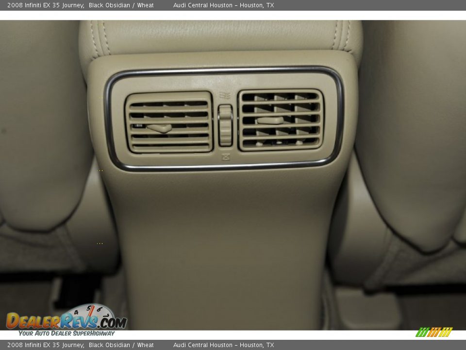 2008 Infiniti EX 35 Journey Black Obsidian / Wheat Photo #33