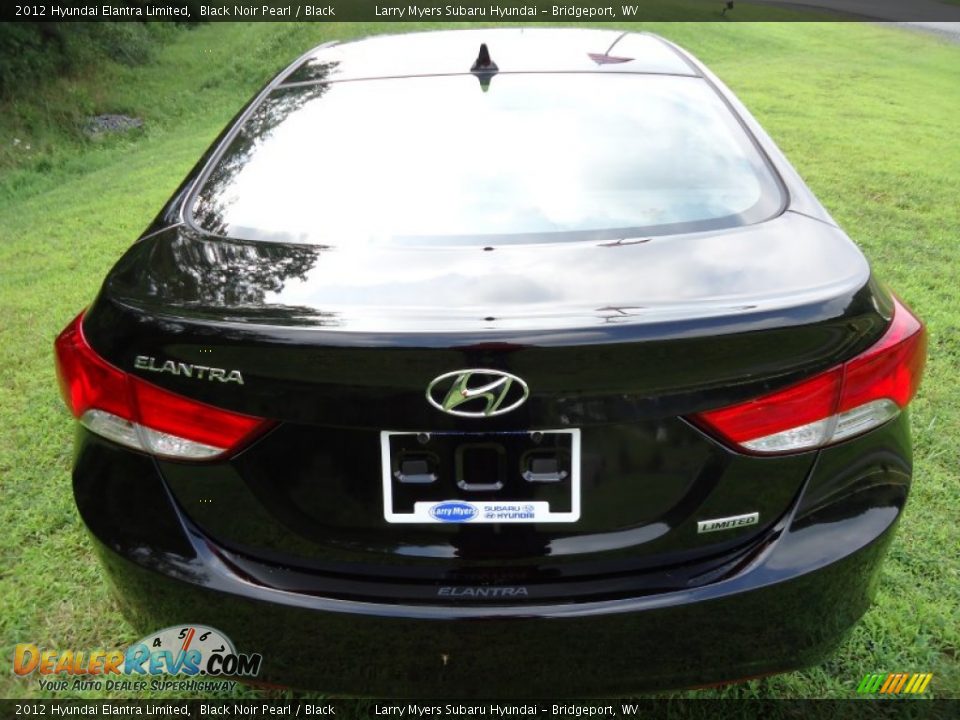 2012 Hyundai Elantra Limited Black Noir Pearl / Black Photo #4