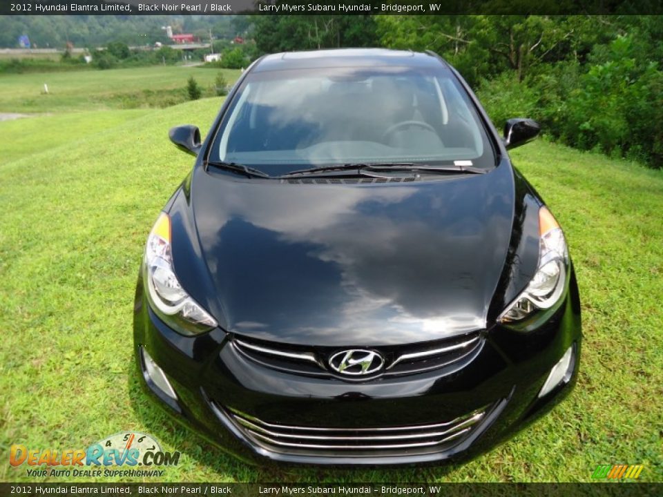 2012 Hyundai Elantra Limited Black Noir Pearl / Black Photo #8