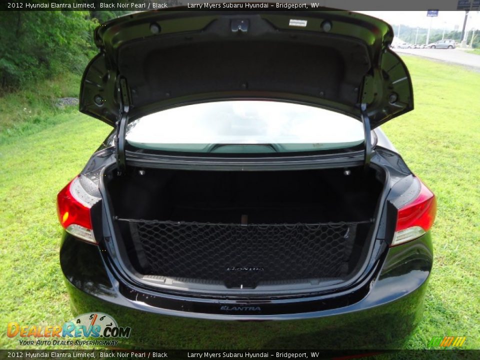 2012 Hyundai Elantra Limited Black Noir Pearl / Black Photo #10