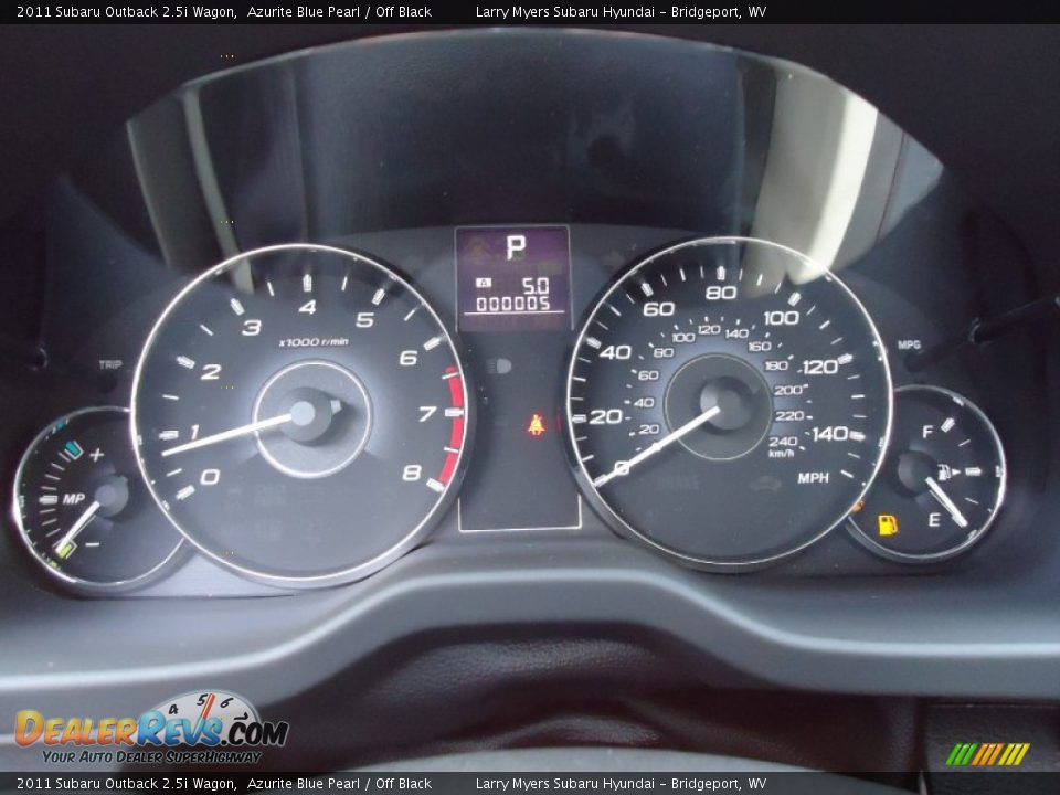 2011 Subaru Outback 2.5i Wagon Gauges Photo #16