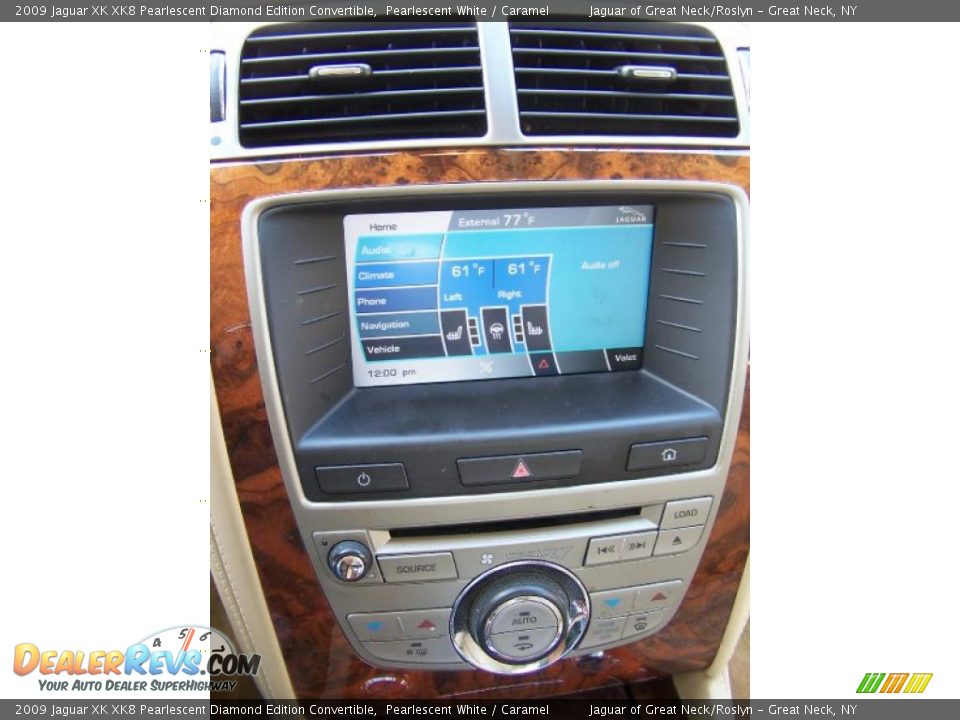 Controls of 2009 Jaguar XK XK8 Pearlescent Diamond Edition Convertible Photo #18