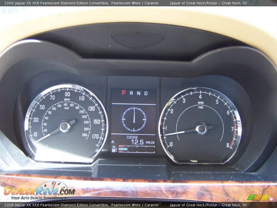 2009 Jaguar XK XK8 Pearlescent Diamond Edition Convertible Gauges Photo #20