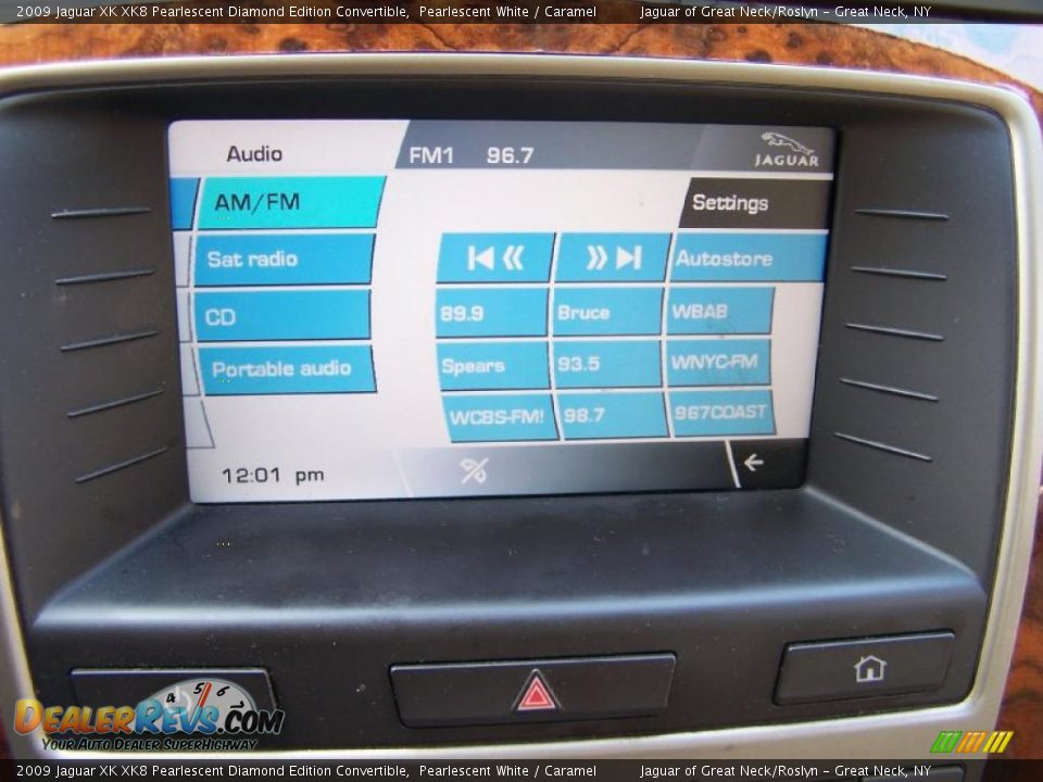 2009 Jaguar XK XK8 Pearlescent Diamond Edition Convertible Pearlescent White / Caramel Photo #21