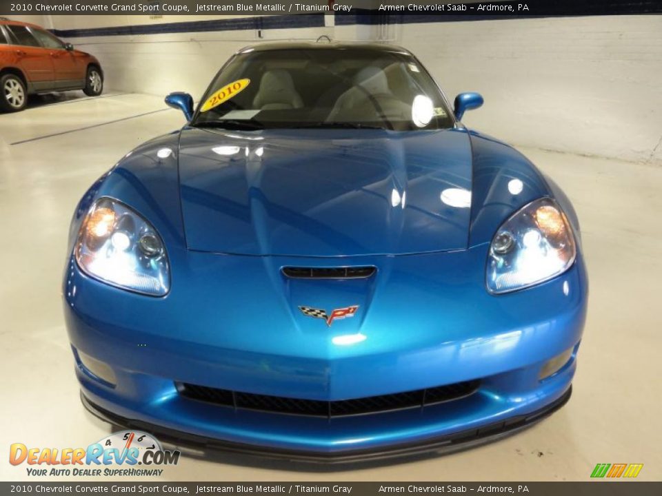 Jetstream Blue Metallic 2010 Chevrolet Corvette Grand Sport Coupe Photo #3