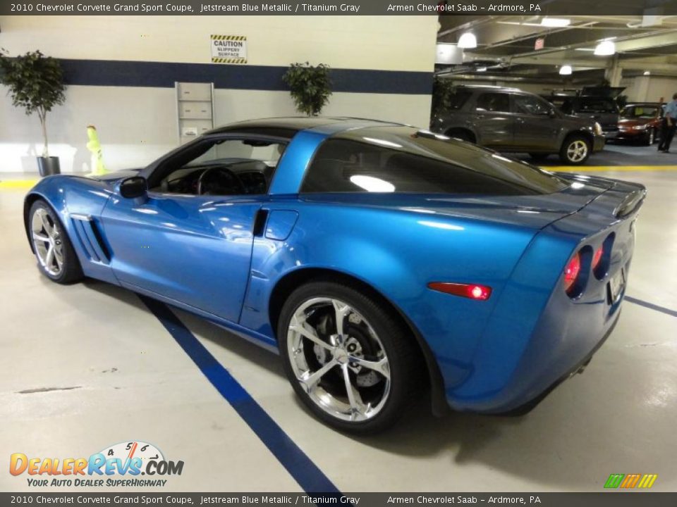 Jetstream Blue Metallic 2010 Chevrolet Corvette Grand Sport Coupe Photo #10