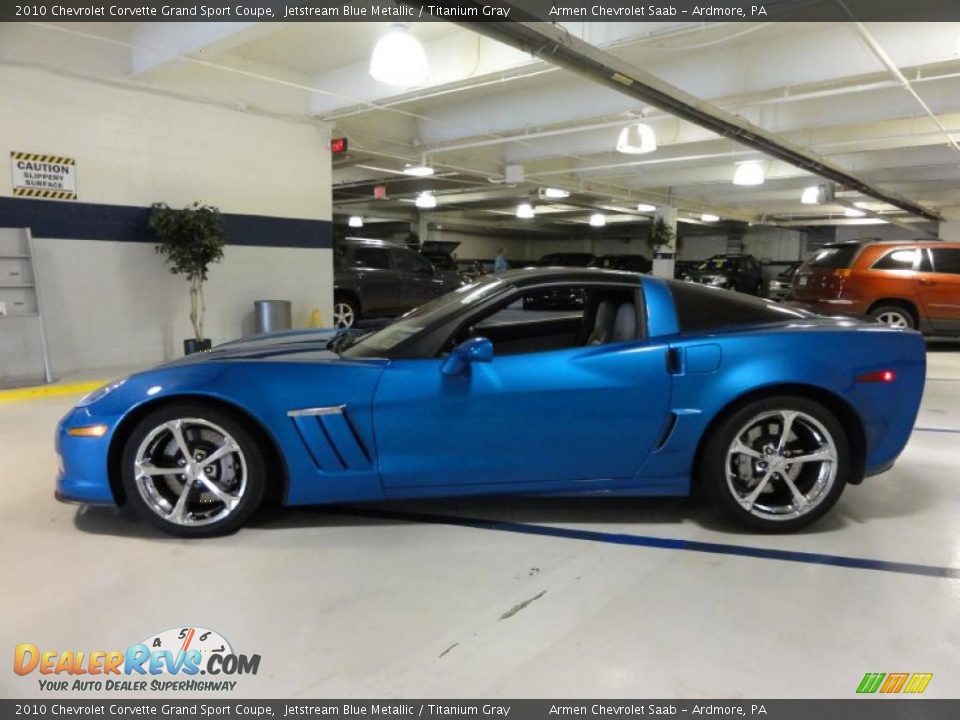 Jetstream Blue Metallic 2010 Chevrolet Corvette Grand Sport Coupe Photo #11
