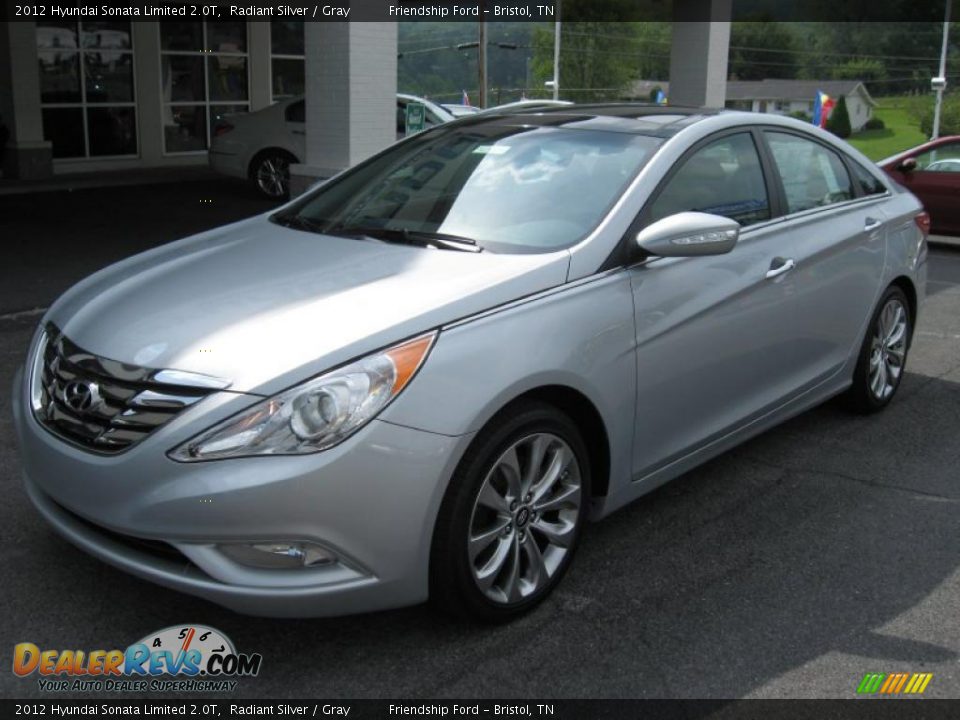 Front 3/4 View of 2012 Hyundai Sonata Limited 2.0T Photo #2