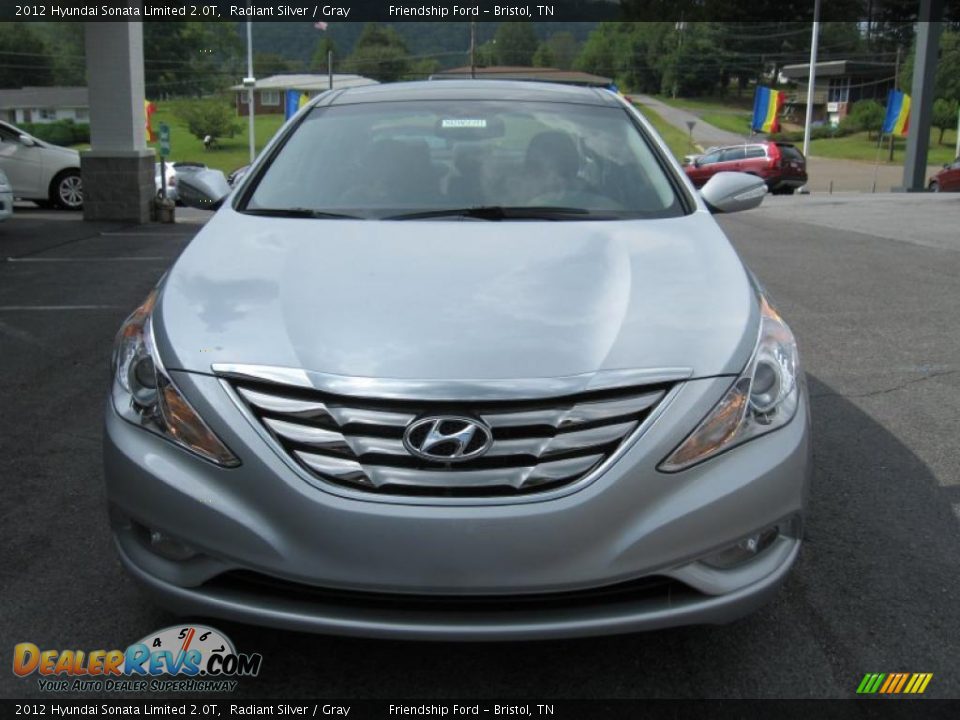 2012 Hyundai Sonata Limited 2.0T Radiant Silver / Gray Photo #3