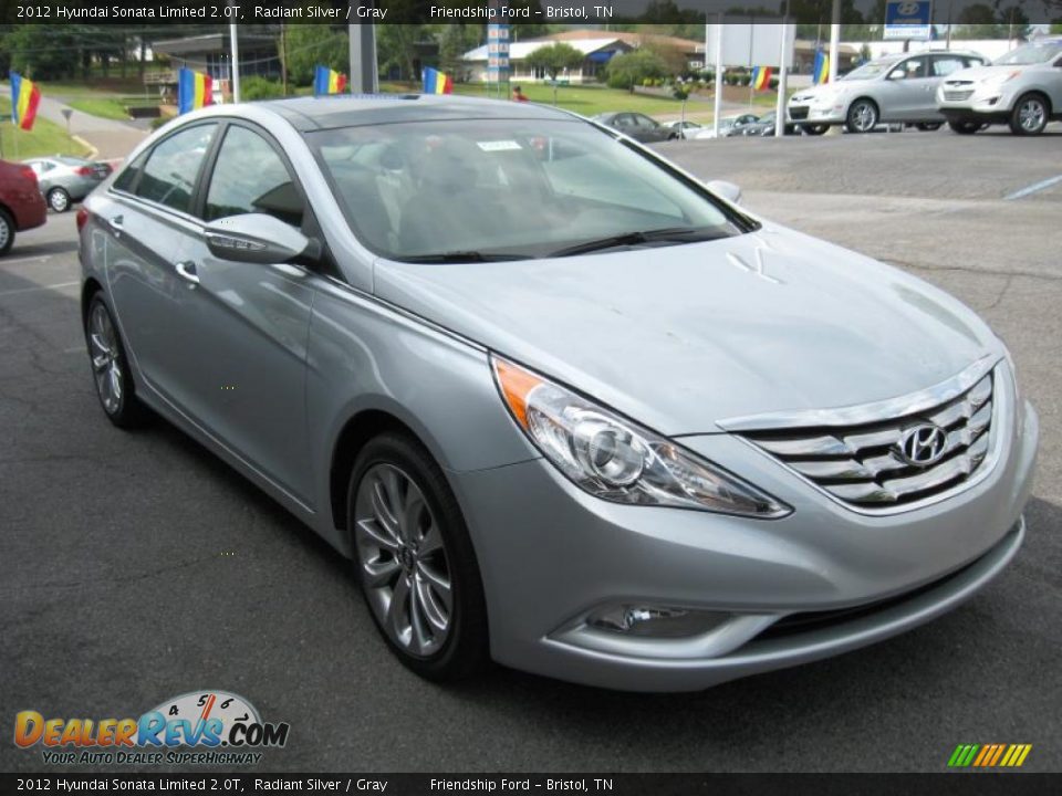 2012 Hyundai Sonata Limited 2.0T Radiant Silver / Gray Photo #4