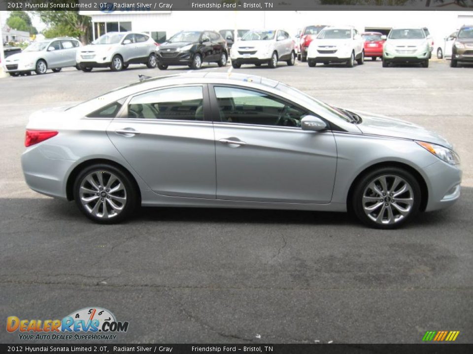 2012 Hyundai Sonata Limited 2.0T Radiant Silver / Gray Photo #5