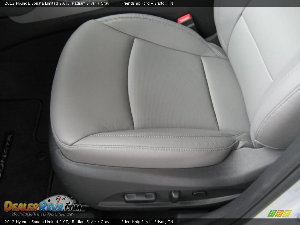 Gray Interior - 2012 Hyundai Sonata Limited 2.0T Photo #13