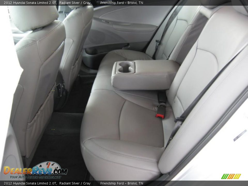 Gray Interior - 2012 Hyundai Sonata Limited 2.0T Photo #15