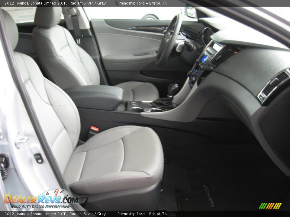 Gray Interior - 2012 Hyundai Sonata Limited 2.0T Photo #18