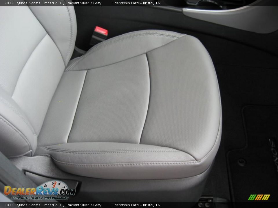 2012 Hyundai Sonata Limited 2.0T Radiant Silver / Gray Photo #19